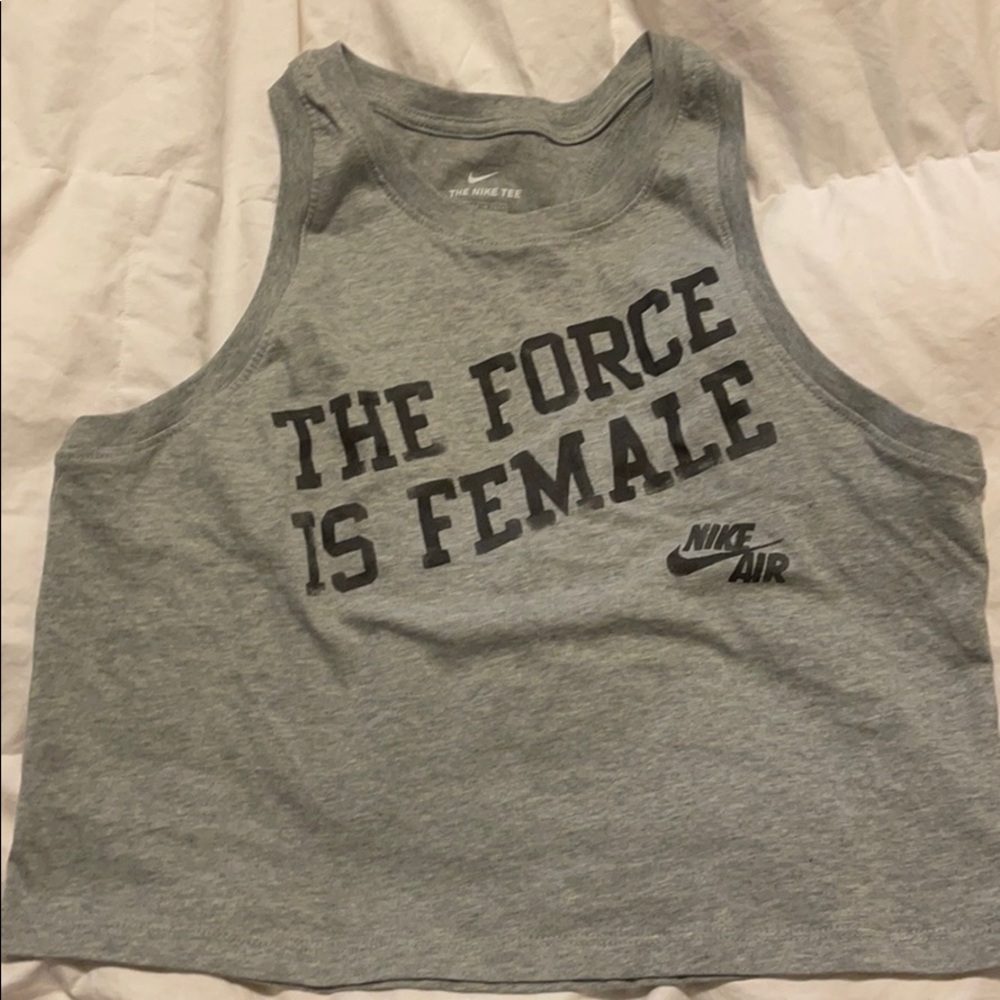 Nike crop tank top